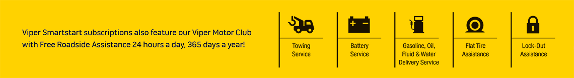 SMARTSTART subscriptions also feature Motor Club with Free Roadside Assistance 24 hours a day, 365 days a year!