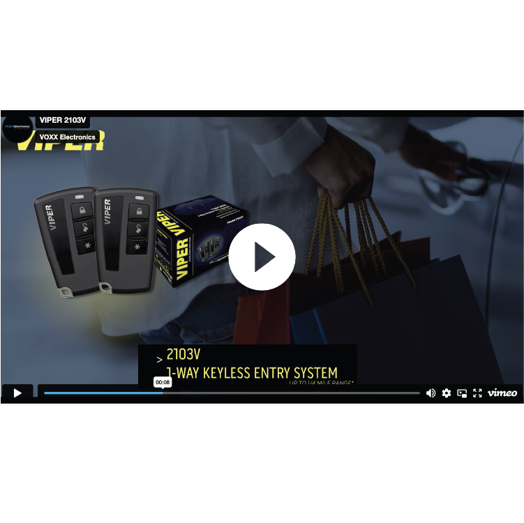 VIPER 2103V 1-Way Keyless Entry System